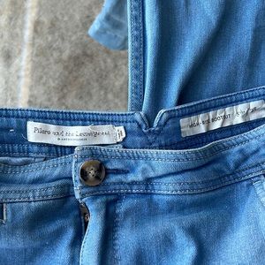 Pilcro and the letterpress high rise boot cut jeans